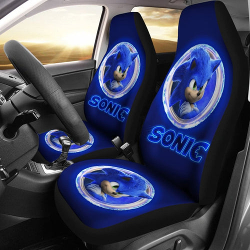 Sonic Car Seat Covers Sonic The Hedgehog Movie H040120 Universal Fit 225311 - CarInspirations