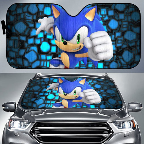 Sonic Car Sun Shades Movie Sonic The Hedgehog H033120 Universal Fit 225311 - CarInspirations