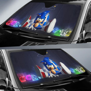 Sonic The Hedgehog 2020 Car Sun Shade Universal Fit 225311 - CarInspirations