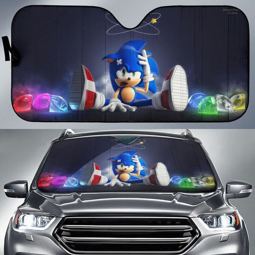 Sonic The Hedgehog 2020 Car Sun Shade Universal Fit 225311 - CarInspirations