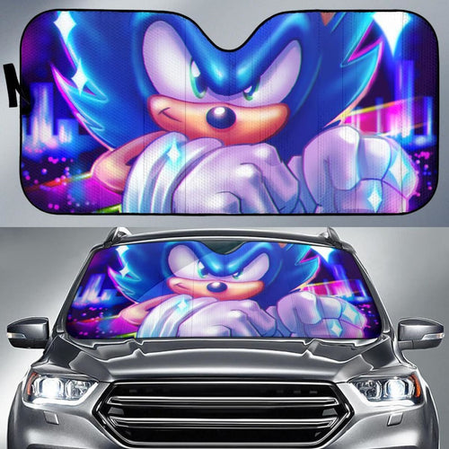 Sonic The Hedgehog 4K Sunshade Universal Fit 225311 - CarInspirations