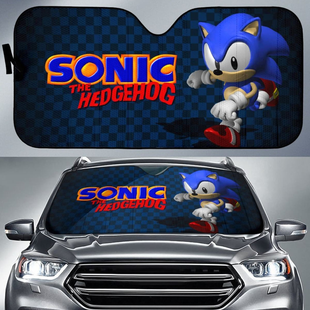 Sonic The Hedgehog Car Sun Shades Movie Fan Gift H033120 Universal Fit 225311 - CarInspirations