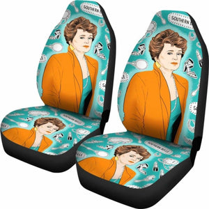 Southern Belle Car Seat Covers The Golden Girls Tv Show Fan Gift Universal Fit 051012 - CarInspirations