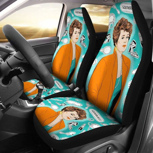 Southern Belle Car Seat Covers The Golden Girls Tv Show Fan Gift Universal Fit 051012 - CarInspirations