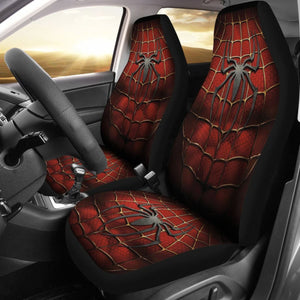 Spider Man Art Car Seat Covers Maverl Movie Fan Gift H050320 Universal Fit 072323 - CarInspirations
