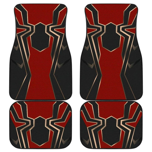Spider Man Art Superhero Car Floor Mats Movie Fan Gift H050320 Universal Fit 072323 - CarInspirations