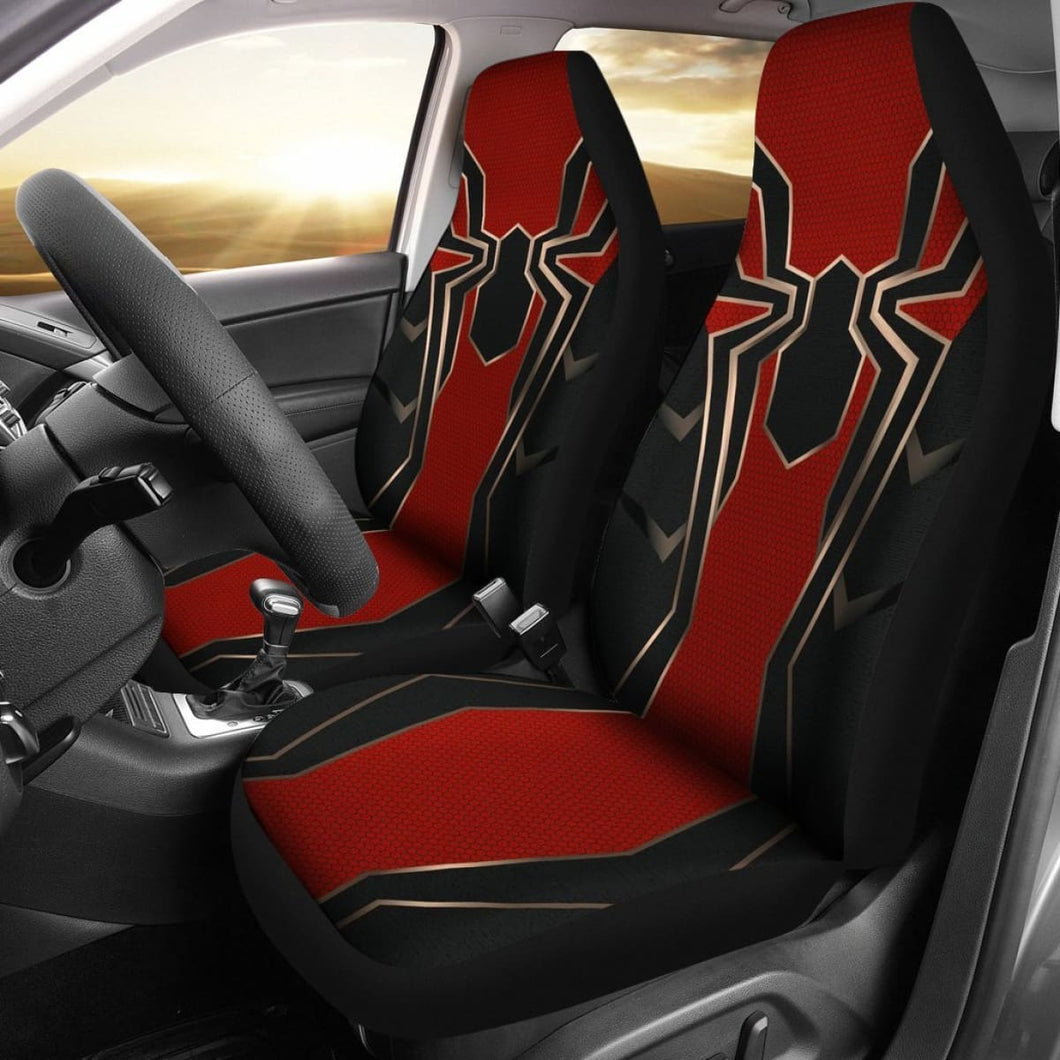 Spider Man Art Superhero Car Seat Covers Movie Fan Gift H050320 Universal Fit 072323 - CarInspirations