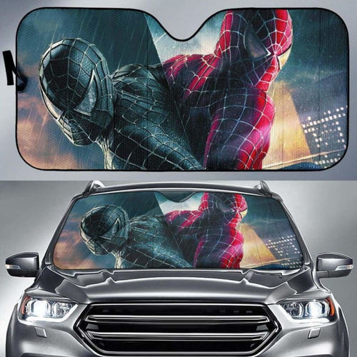 Spider man auto sun shade 918b Universal Fit - CarInspirations