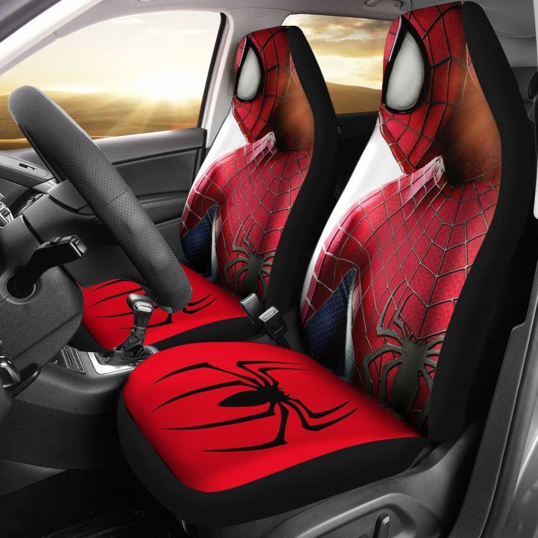 Spider-Man Car Seat Covers Nh07 Universal Fit 225721 - CarInspirations