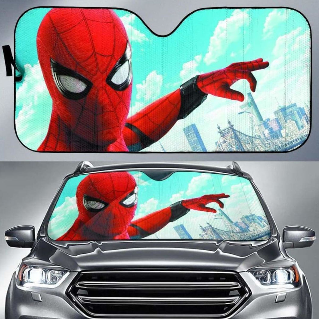 Spider man car sun shades 918b Universal Fit - CarInspirations