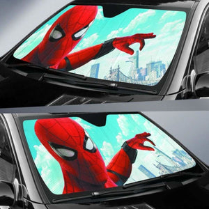 Spider man car sun shades 918b Universal Fit - CarInspirations