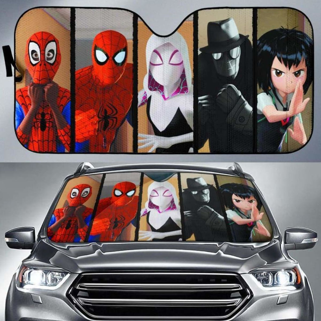 Spider man car sunshades 918b Universal Fit - CarInspirations