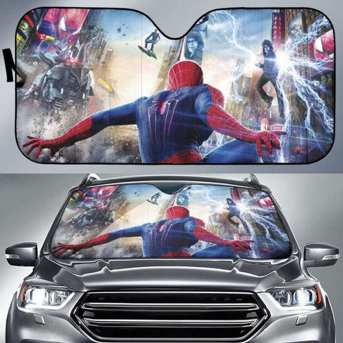 Spider Man Marvel Car Sun Shades Movie Fan Gift Universal Fit 051012 - CarInspirations