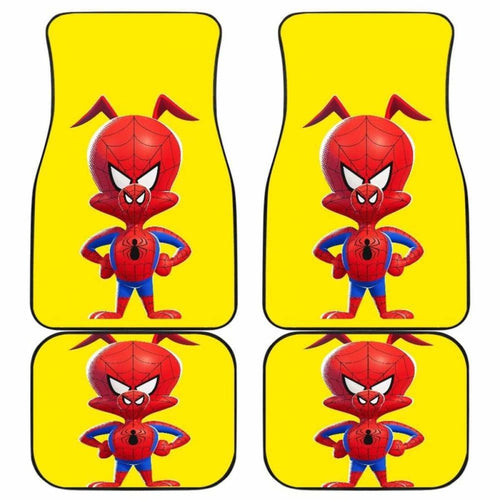 Spider Man Pig Into The Car Floor Mats Universal Fit - CarInspirations