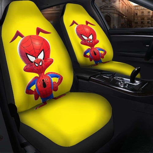 Spider Man Pig Into The Spider Verse Seat Covers 101719 Universal Fit - CarInspirations