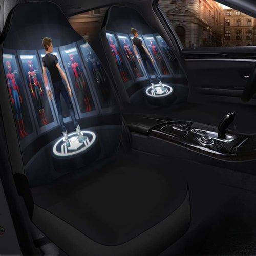 Spider Man Suits Seat Covers 101719 Universal Fit - CarInspirations