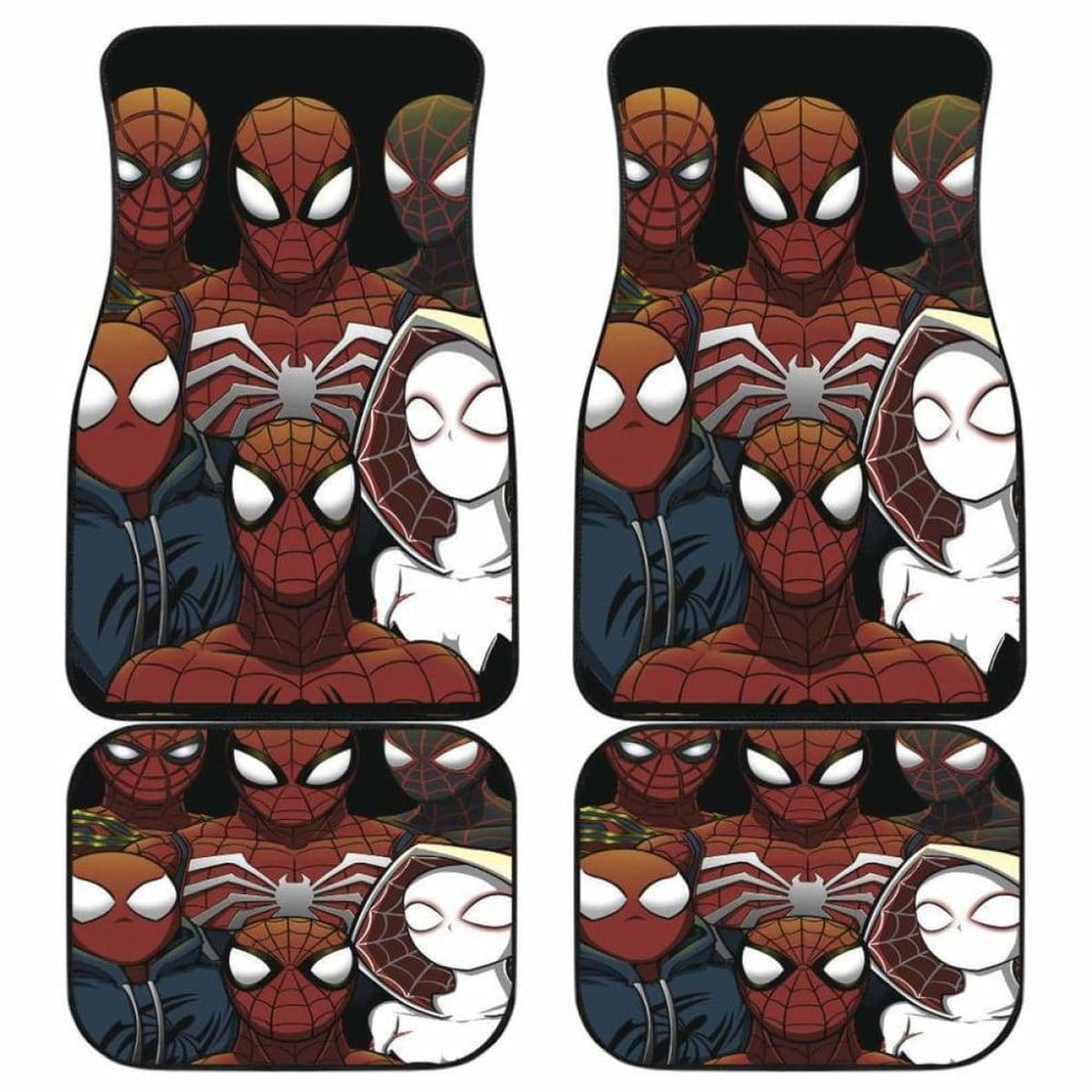 Spiderman Car Floor Mats 1 Universal Fit - CarInspirations