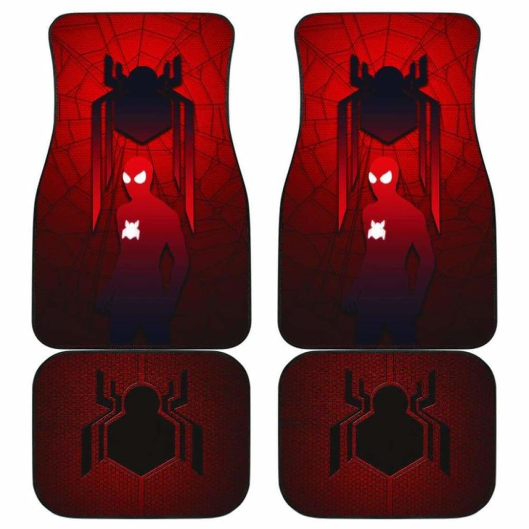 Spiderman Car Floor Mats 4 Universal Fit - CarInspirations