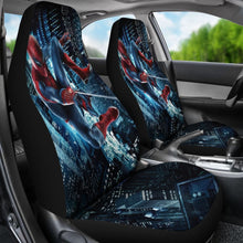 Load image into Gallery viewer, Spiderman City Night Seat Covers Amazing Best Gift Ideas 2020 Universal Fit 090505 - CarInspirations