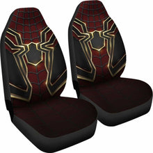 Load image into Gallery viewer, Spiderman Endgame Logo Marvel Car Seat Cover (Set Of 2) Universal Fit 051012 - CarInspirations