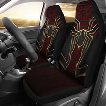 Load image into Gallery viewer, Spiderman Endgame Logo Marvel Car Seat Cover (Set Of 2) Universal Fit 051012 - CarInspirations
