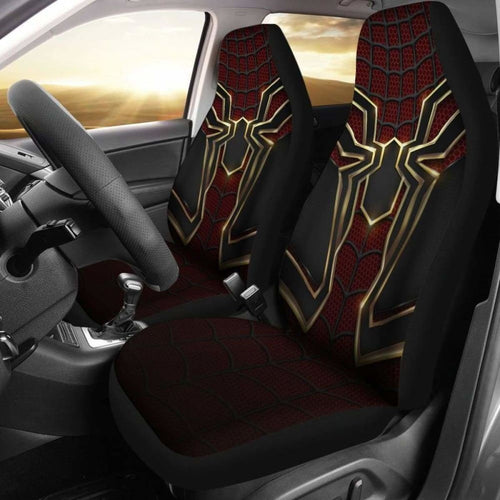 Spiderman Endgame Logo Marvel Car Seat Cover (Set Of 2) Universal Fit 051012 - CarInspirations