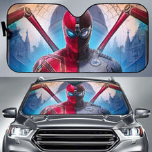 Load image into Gallery viewer, Spiderman Far From Home Car Auto Sun Shades Universal Fit 051312 - CarInspirations