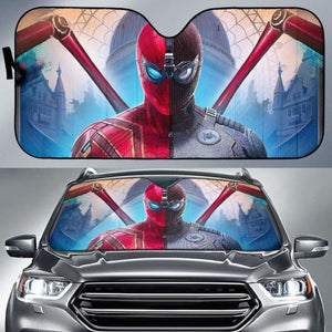 Spiderman Far From Home Car Auto Sun Shades Universal Fit 051312 - CarInspirations