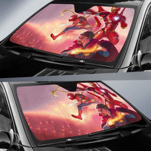Spiderman Iron Man Doctor Strange Infinity War Car Auto Sun Shades Universal Fit 051312 - CarInspirations
