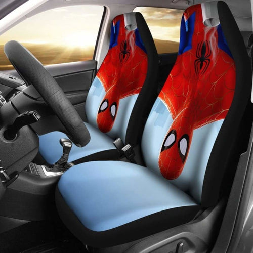 Spiderman Up Side Down Car Seat Covers Universal Fit 051012 - CarInspirations