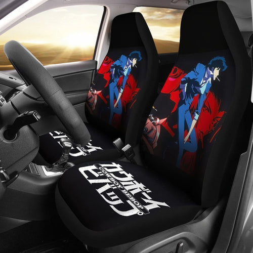 Spike Speigel Smoking Cowboy Bebop Car Seat Covers Lt04 Universal Fit 225721 - CarInspirations