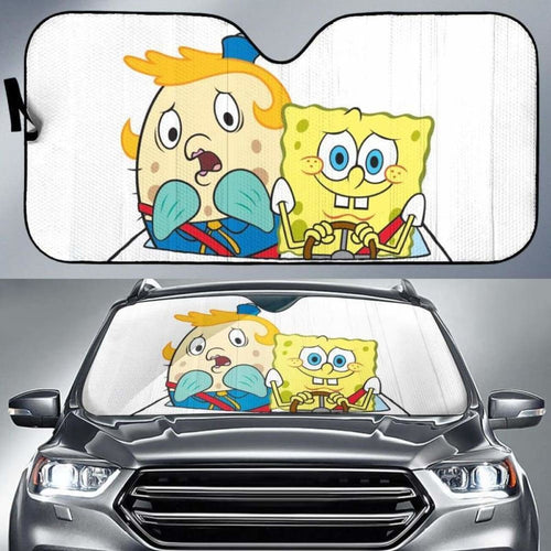 Spongebob Car Auto Sun Shades Universal Fit 051312 - CarInspirations