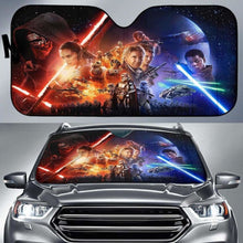 Load image into Gallery viewer, Star Wars The Force Awakens Sun Shades 918b Universal Fit - CarInspirations