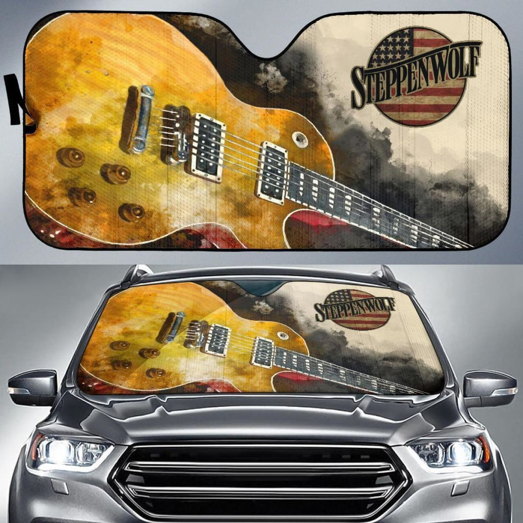 Steppenwolf Car Auto Sun Shade Guitar Rock Band Fan Universal Fit 174503 - CarInspirations