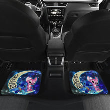 Load image into Gallery viewer, Stich and Angel Car Floor Mats Cartoon Fan Gift H041420 Universal Fit 084218 - CarInspirations