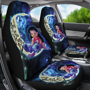 Stich And Lilo Cute Car Seat Covers Cartoon Fan Gift H041420 Universal Fit 084218 - CarInspirations