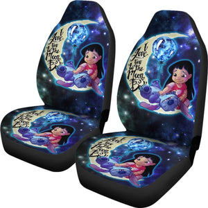 Stich And Lilo Cute Car Seat Covers Cartoon Fan Gift H041420 Universal Fit 084218 - CarInspirations