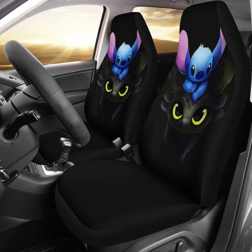 Stitch And Toothless Cute Seat Covers Amazing Best Gift Ideas 2020 Universal Fit 090505 - CarInspirations