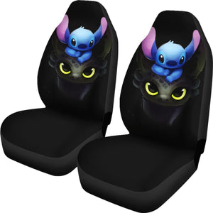 Stitch And Toothless Cute Seat Covers Amazing Best Gift Ideas 2020 Universal Fit 090505 - CarInspirations