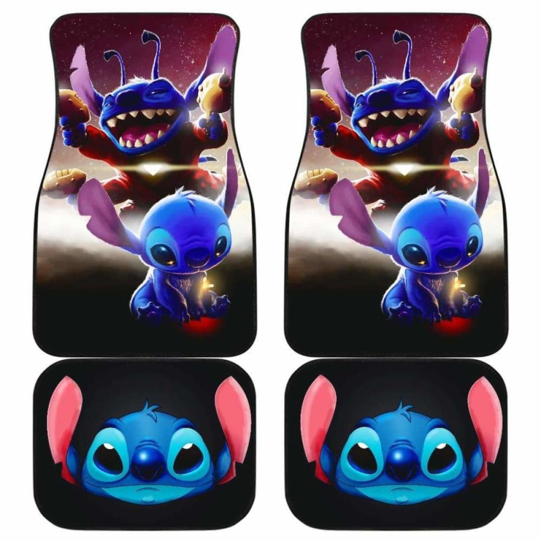 Stitch Car Floor Mats 1 Universal Fit - CarInspirations