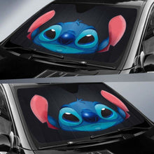 Load image into Gallery viewer, Stitch Face Auto Sun Shades 918b Universal Fit - CarInspirations