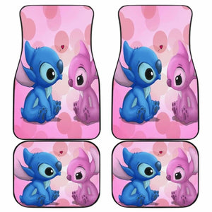 Stitch Love Car Floor Mats Universal Fit - CarInspirations