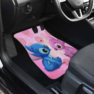 Stitch Love Car Floor Mats Universal Fit - CarInspirations