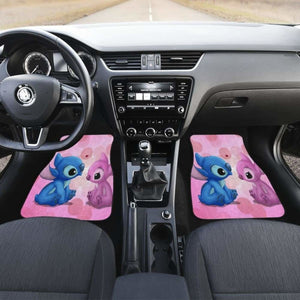 Stitch Love Car Floor Mats Universal Fit - CarInspirations