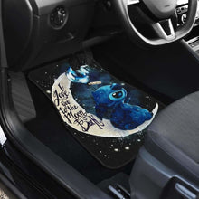 Load image into Gallery viewer, Stitch Love You To The Moon Car Floor Mats Universal Fit - CarInspirations