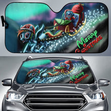 Load image into Gallery viewer, Stitch Merry Christmas Sun Shade amazing best gift ideas 2020 Universal Fit 174503 - CarInspirations