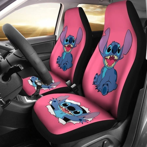 Stitch Pink Car Seat Covers For Who Love Universal Fit 194801 - CarInspirations