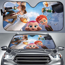 Load image into Gallery viewer, Storks Cute Auto Sun Shades 918b Universal Fit - CarInspirations
