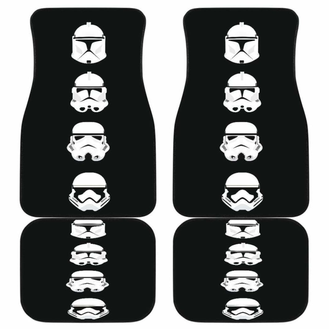 Stormstrooper Head Car Floor Mats Universal Fit - CarInspirations