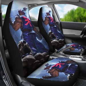 Street Fighter Akuma Car Seat Covers Amazing Gitf Universal Fit 173905 - CarInspirations